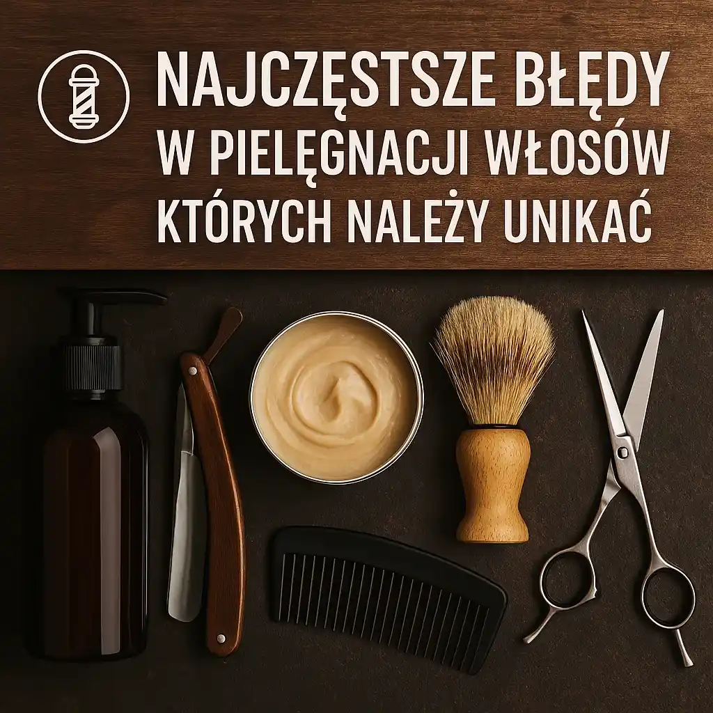 Przykład zniszczonych, suchych włosów męskich