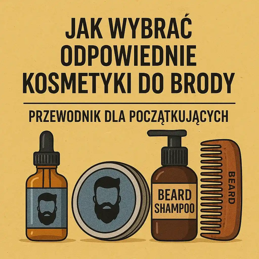 Zestaw profesjonalnych kosmetyków do pielęgnacji brody